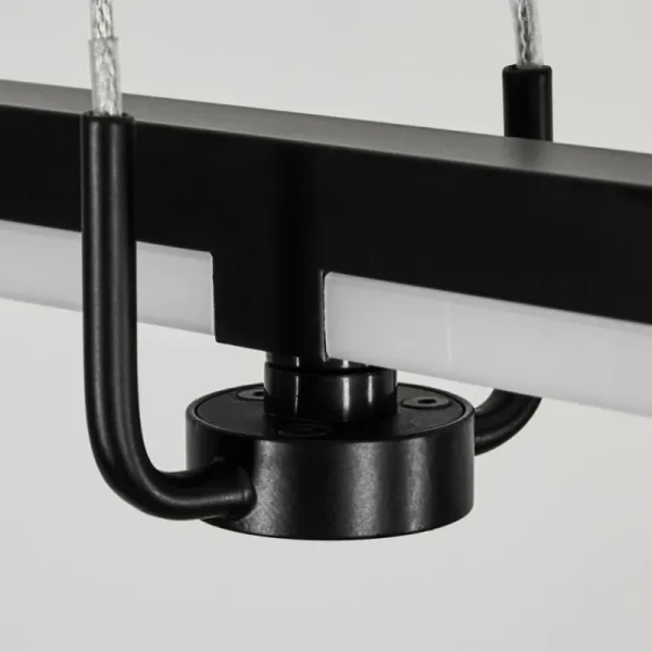 hofstein Suspension Chlak LED Noir, 2 lumières, Télécommandes* Lampes Modernes