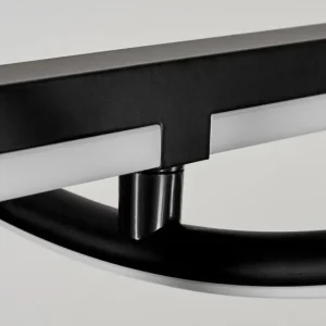 hofstein Suspension Chlak LED Noir, 2 lumières, Télécommandes* Lampes Modernes