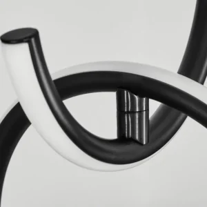 hofstein Suspension Chlak LED Noir, 3 lumières, Télécommandes* Lampes Modernes
