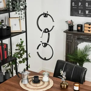 hofstein Suspension Chlak LED Noir, 3 lumières, Télécommandes* Lampes Modernes