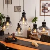 hofstein Suspension Coapilla Noir, 6 lumières* Lampes Modernes