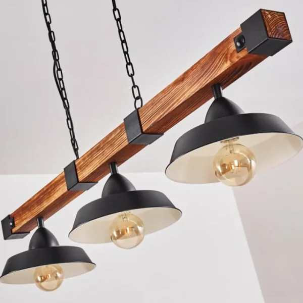hofstein Suspension Corippo Noir, 3 lumières* Lampes Modernes