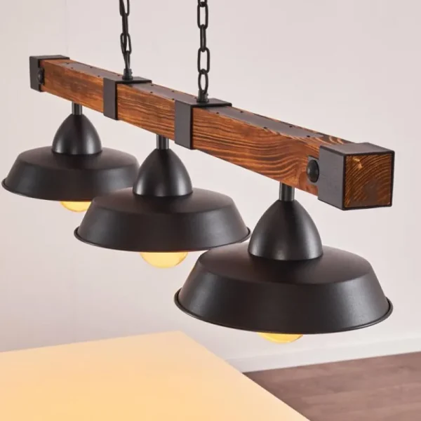 hofstein Suspension Corippo Noir, 3 lumières* Lampes Modernes