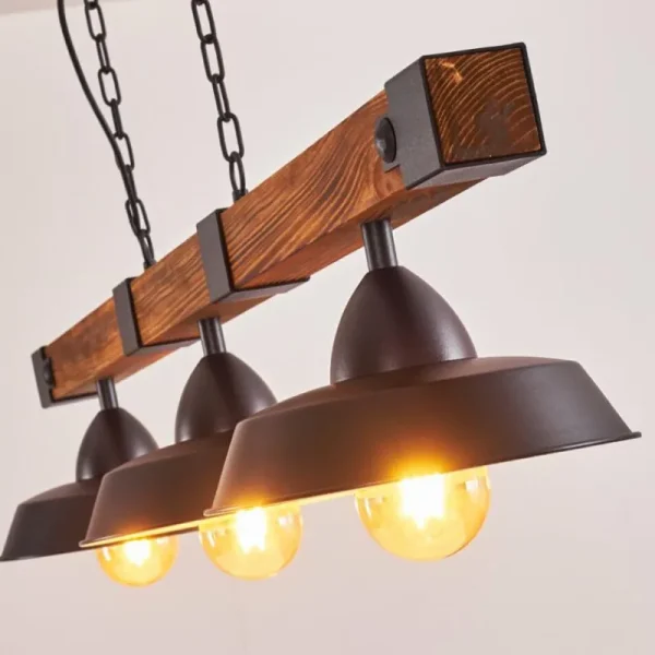 hofstein Suspension Corippo Noir, 3 lumières* Lampes Modernes
