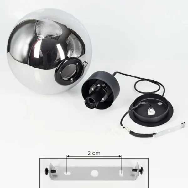 hofstein Suspension Cumuato Noir, 1 lumière* Lampes Modernes