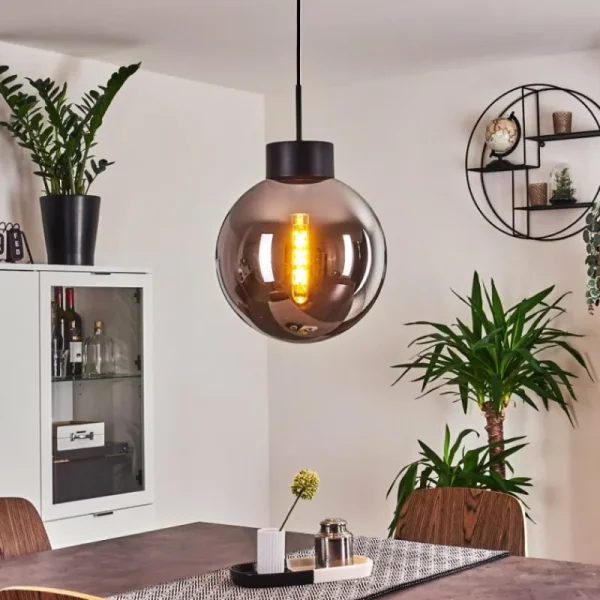 hofstein Suspension Cumuato Noir, 1 lumière* Lampes Modernes