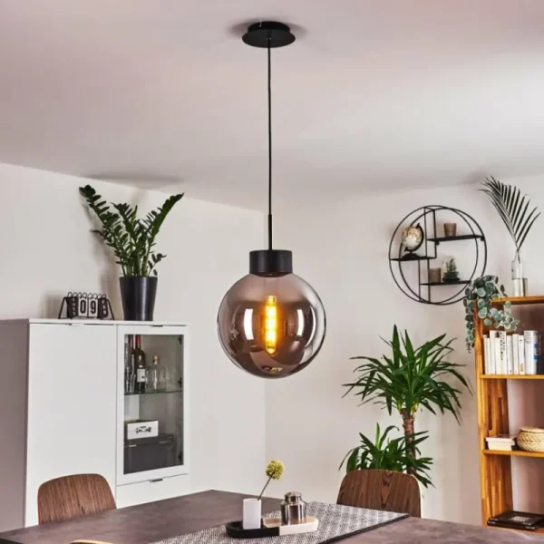 hofstein Suspension Cumuato Noir, 1 lumière* Lampes Modernes