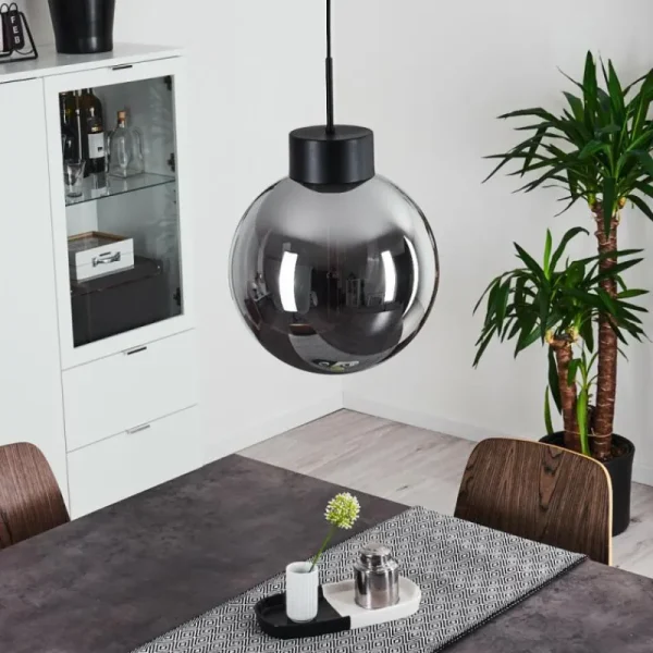 hofstein Suspension Cumuato Noir, 1 lumière* Lampes Modernes