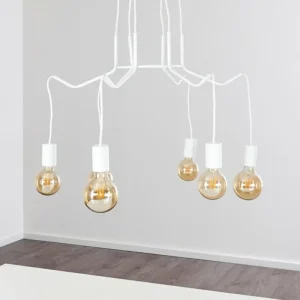 hofstein Suspension Cuyama Blanc, 6 lumières* Lampes Modernes