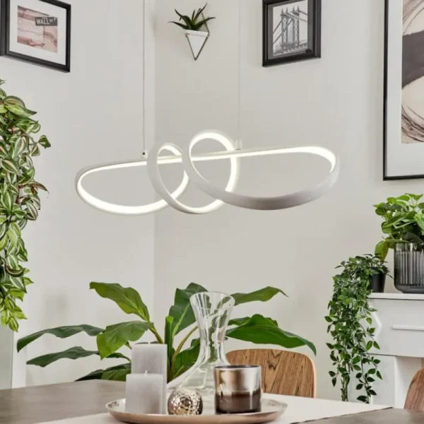 hofstein Suspension Dauntey LED Blanc, 1 lumière* Lampes Modernes