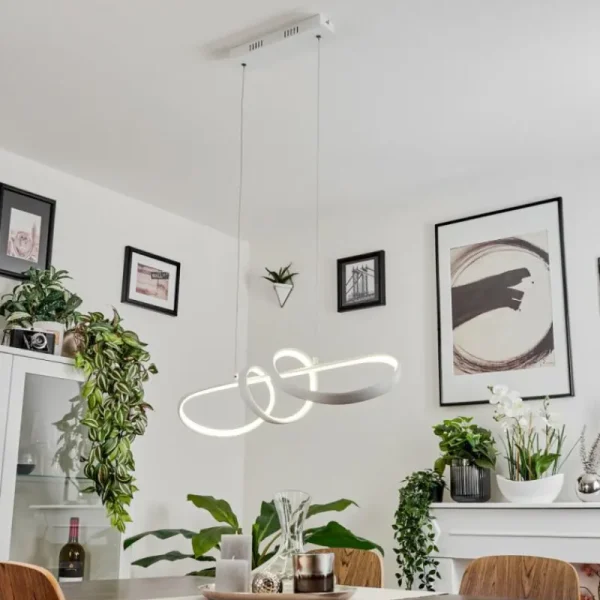 hofstein Suspension Dauntey LED Blanc, 1 lumière* Lampes Modernes