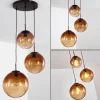 hofstein Suspension Degevos Brun, 3 lumières* Lampes En Verre