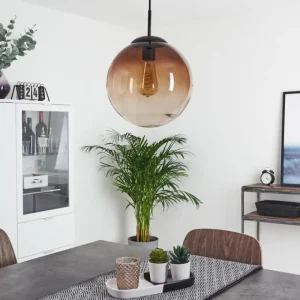 hofstein Suspension Degevos Brun, 1 lumière* Lampes Modernes