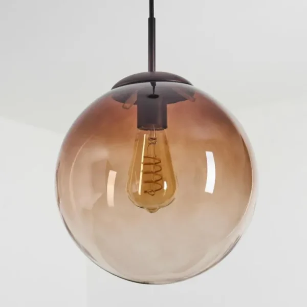 hofstein Suspension Degevos Brun, 1 lumière* Lampes Modernes