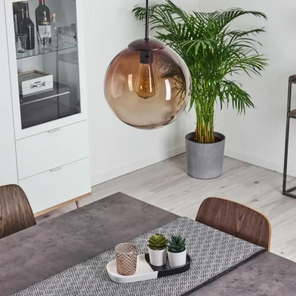 hofstein Suspension Degevos Brun, 1 lumière* Lampes Modernes