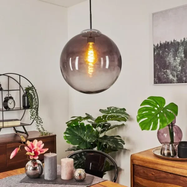 hofstein Suspension Degevos Chrome, 1 lumière* Lampes Modernes