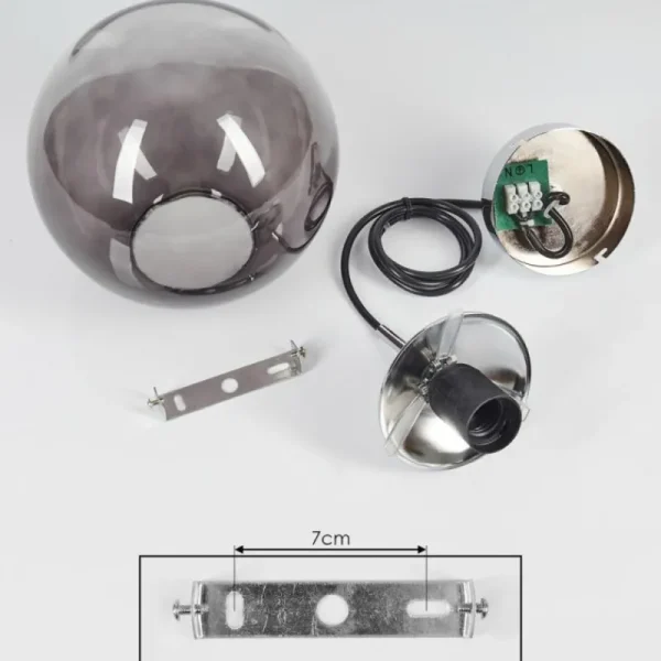 hofstein Suspension Degevos Chrome, 1 lumière* Lampes Modernes