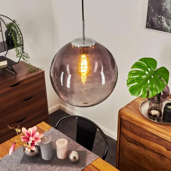 hofstein Suspension Degevos Chrome, 1 lumière* Lampes Modernes