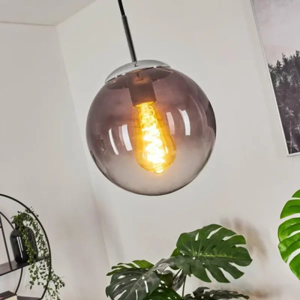 hofstein Suspension Degevos Chrome, 1 lumière* Lampes Modernes
