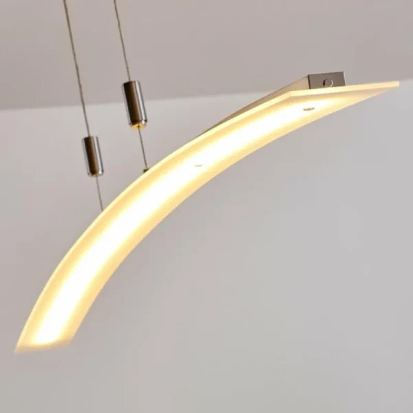 hofstein Suspension Delaware LED Argenté, 1 lumière* Lampes Modernes