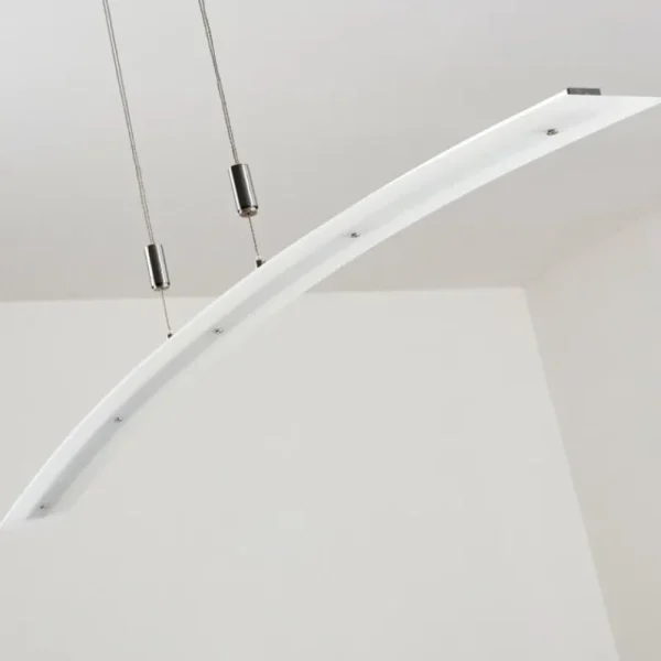 hofstein Suspension Delaware LED Argenté, 1 lumière* Lampes Modernes