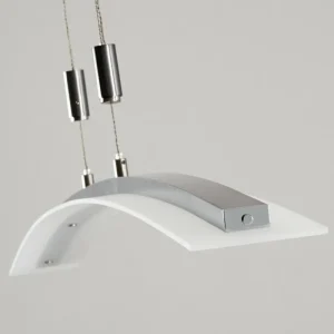 hofstein Suspension Delaware LED Argenté, 1 lumière* Lampes Modernes