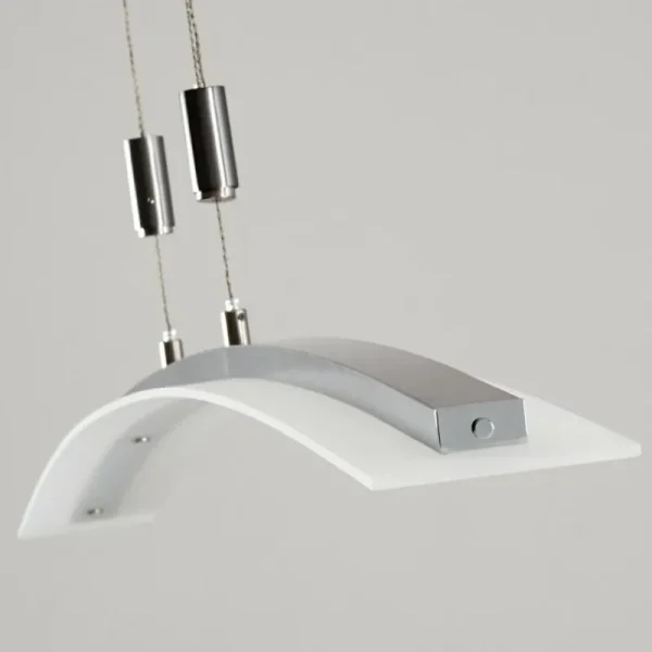 hofstein Suspension Delaware LED Argenté, 1 lumière* Lampes Modernes