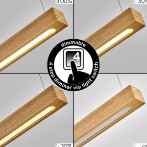 hofstein Suspension Disentis LED Écru, 1 lumière* Lampes Modernes