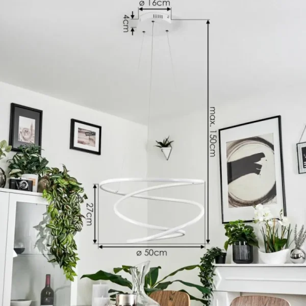 hofstein Suspension Donebas LED Blanc, 1 lumière* Lampes Modernes