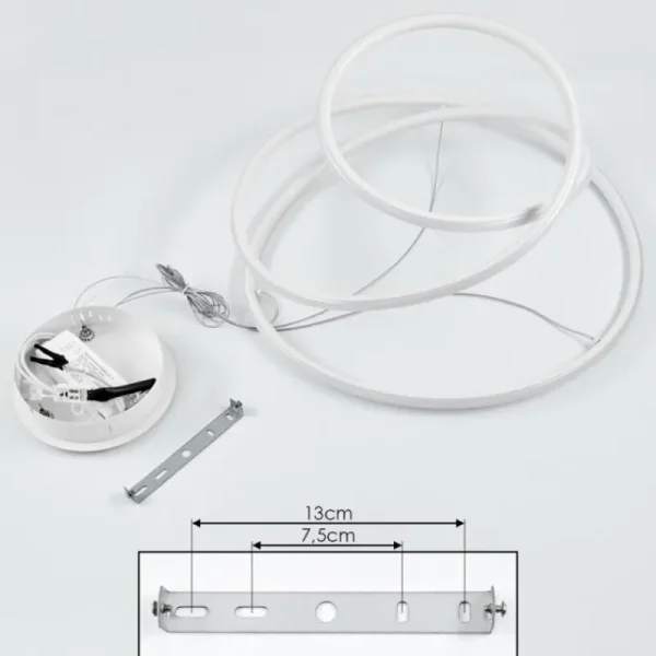 hofstein Suspension Donebas LED Blanc, 1 lumière* Lampes Modernes