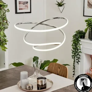 hofstein Suspension Donebas LED Chrome, 1 lumière* Lampes Modernes