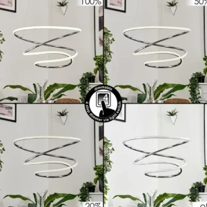 hofstein Suspension Donebas LED Chrome, 1 lumière* Lampes Modernes