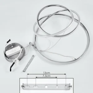 hofstein Suspension Donebas LED Chrome, 1 lumière* Lampes Modernes