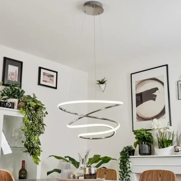 hofstein Suspension Donebas LED Chrome, 1 lumière* Lampes Modernes