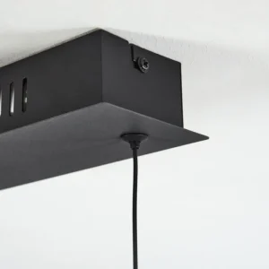 hofstein Suspension Eaglesham LED Noir, 1 lumière* Lampes Modernes