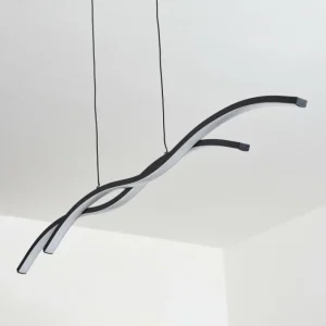 hofstein Suspension Eaglesham LED Noir, 1 lumière* Lampes Modernes