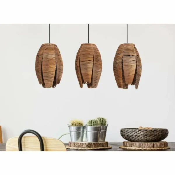 hofstein Suspension Eglo MONGU Noir, 3 lumières* Lampes Modernes