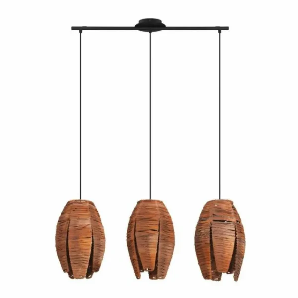 hofstein Suspension Eglo MONGU Noir, 3 lumières* Lampes Modernes