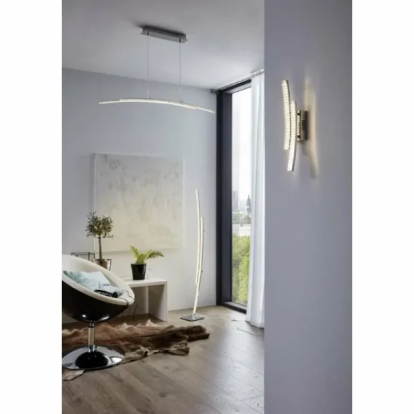 hofstein Suspension Eglo PERTINI LED Chrome, 2 lumières* Lampes Modernes