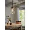 Luminaires Eglo Suspension Eglo VINTAGE Chrome, 1 lumière* Lampes En Verre