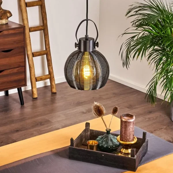 hofstein Suspension Espada Noir, 1 lumière* Lampes Modernes