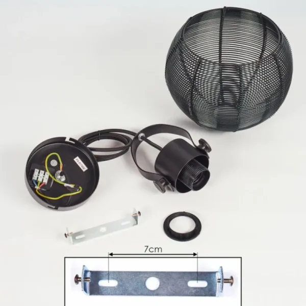 hofstein Suspension Espada Noir, 1 lumière* Lampes Modernes