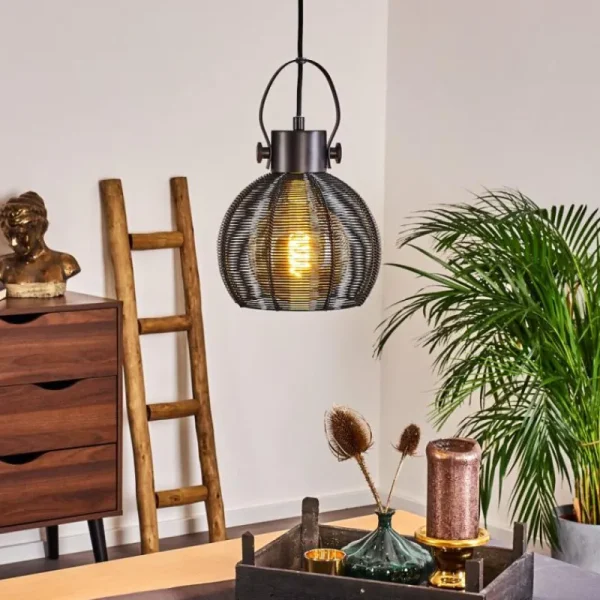 hofstein Suspension Espada Noir, 1 lumière* Lampes Modernes