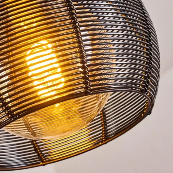 hofstein Suspension Espada Noir, 1 lumière* Lampes Modernes