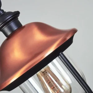 hofstein Suspension extérieur Gascon Noir, 1 lumière* Lampes Modernes