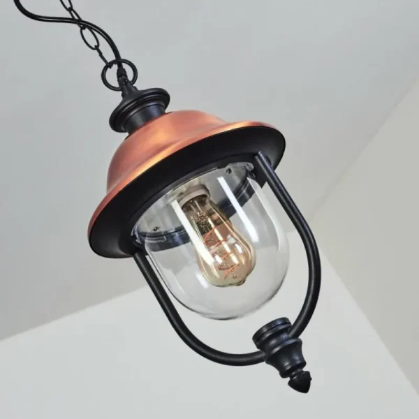 hofstein Suspension extérieur Gascon Noir, 1 lumière* Lampes Modernes