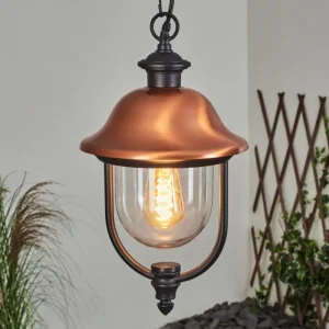 hofstein Suspension extérieur Gascon Noir, 1 lumière* Lampes Modernes