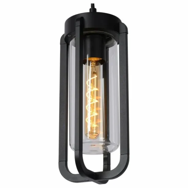 Luminaires Lucide Suspension extérieure Lucide GARLAND Noir, 1 lumière* Lampes En Verre