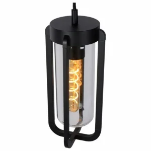 Luminaires Lucide Suspension extérieure Lucide GARLAND Noir, 1 lumière* Lampes En Verre