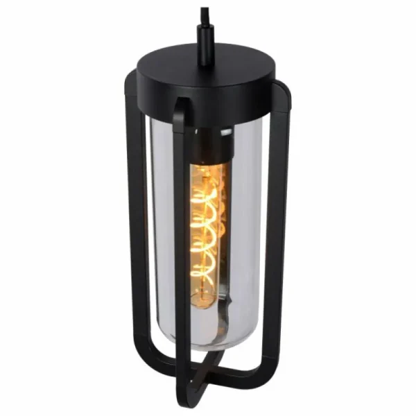 Luminaires Lucide Suspension extérieure Lucide GARLAND Noir, 1 lumière* Lampes En Verre